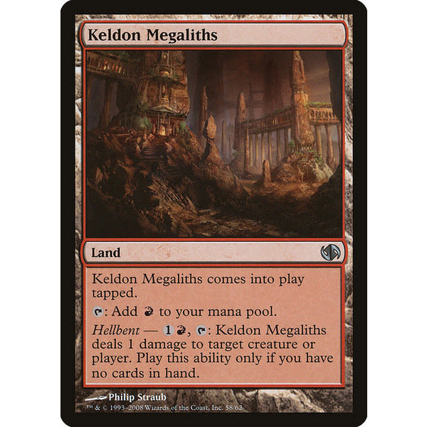 Magic: The Gathering Keldon Megaliths (058) Moderately Played