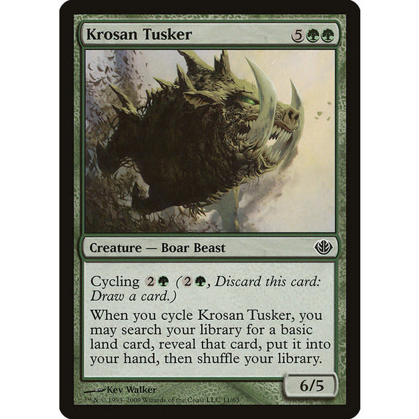 Magic: The Gathering Krosan Tusker (011) Moderately Played