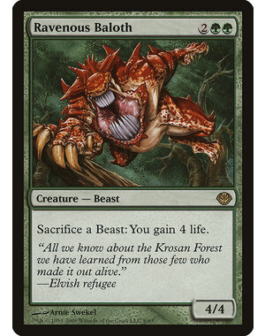 Magic: The Gathering Ravenous Baloth (008) Moderately Played