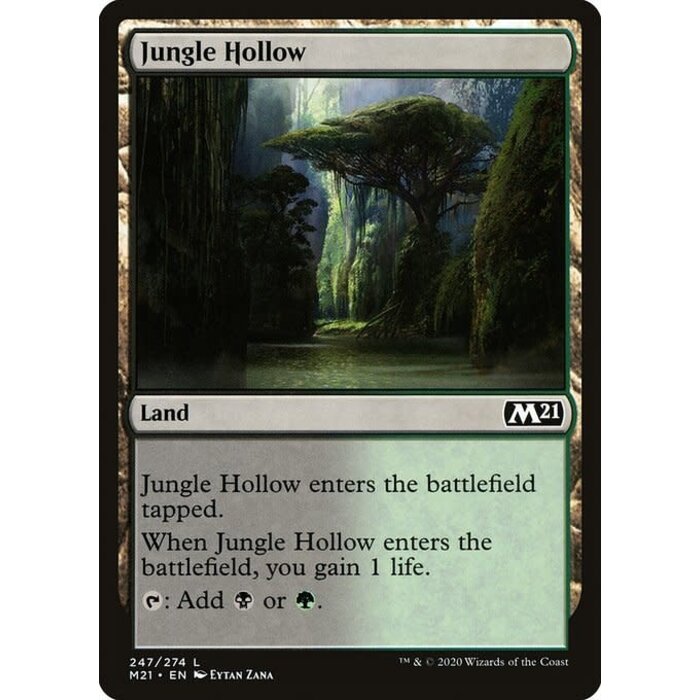 Magic: The Gathering Jungle Hollow (247) Near Mint