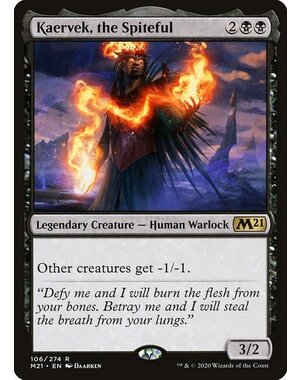 Magic: The Gathering Kaervek, the Spiteful (106) Near Mint