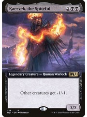 Magic: The Gathering Kaervek, the Spiteful (Extended Art) (358) Lightly Played