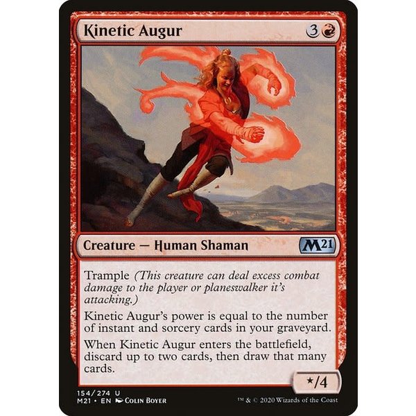 Magic: The Gathering Kinetic Augur (154) Lightly Played