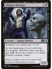 Magic: The Gathering Liliana's Devotee (109) Lightly Played