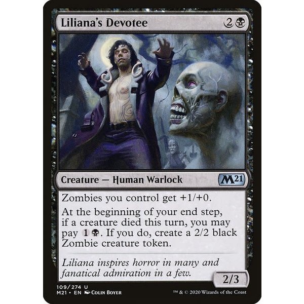 Magic: The Gathering Liliana's Devotee (109) Lightly Played