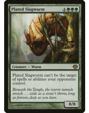 Magic: The Gathering Plated Slagwurm (012) Moderately Played