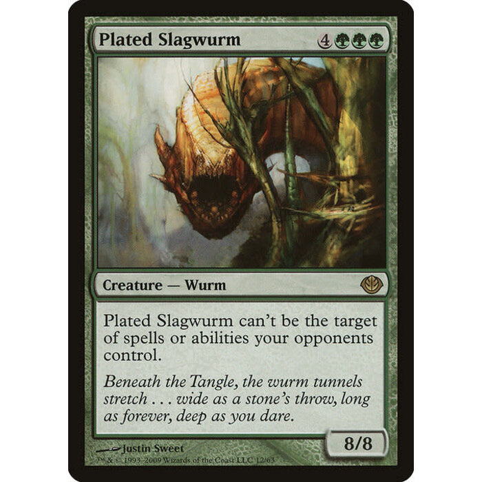 Magic: The Gathering Plated Slagwurm (012) Moderately Played