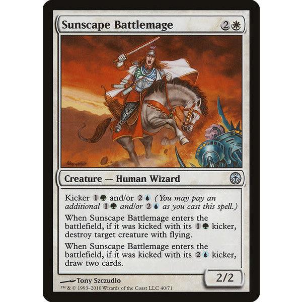 Magic: The Gathering Sunscape Battlemage (040) Moderately Played