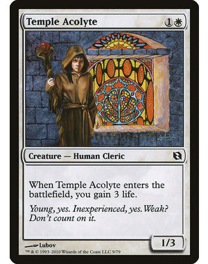 Magic: The Gathering Temple Acolyte (009) Lightly Played
