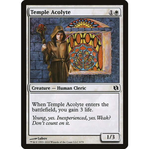 Magic: The Gathering Temple Acolyte (009) Lightly Played