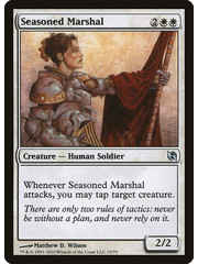 Magic: The Gathering Seasoned Marshal (015) Moderately Played