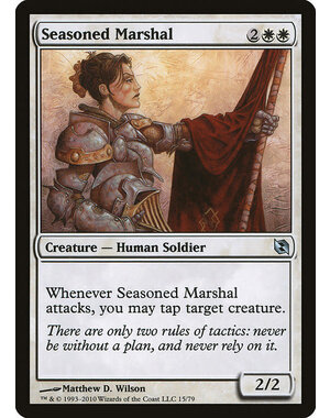 Magic: The Gathering Seasoned Marshal (015) Moderately Played