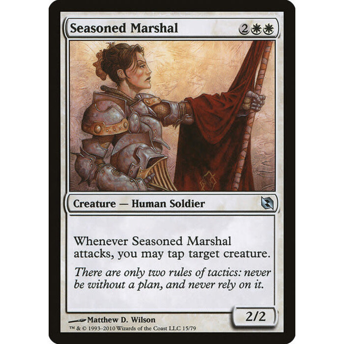 Magic: The Gathering Seasoned Marshal (015) Moderately Played