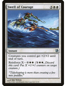 Magic: The Gathering Swell of Courage (031) Lightly Played