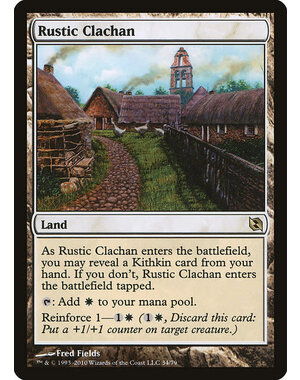 Magic: The Gathering Rustic Clachan (034) Moderately Played
