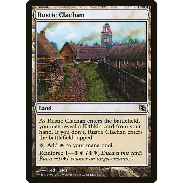Magic: The Gathering Rustic Clachan (034) Moderately Played