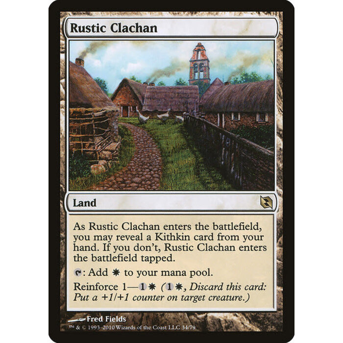 Magic: The Gathering Rustic Clachan (034) Moderately Played