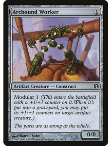 Magic: The Gathering Arcbound Worker (040) Moderately Played