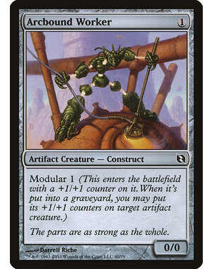 Magic: The Gathering Arcbound Worker (040) Moderately Played