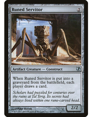 Magic: The Gathering Runed Servitor (042) Moderately Played