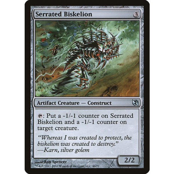 Magic: The Gathering Serrated Biskelion (046) Moderately Played