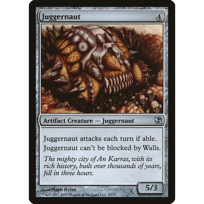 Magic: The Gathering Juggernaut (052) Moderately Played