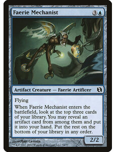 Magic: The Gathering Faerie Mechanist (054) Moderately Played