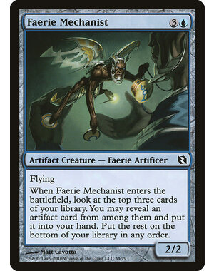 Magic: The Gathering Faerie Mechanist (054) Moderately Played