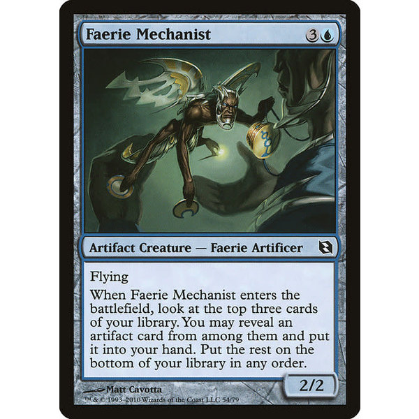 Magic: The Gathering Faerie Mechanist (054) Moderately Played