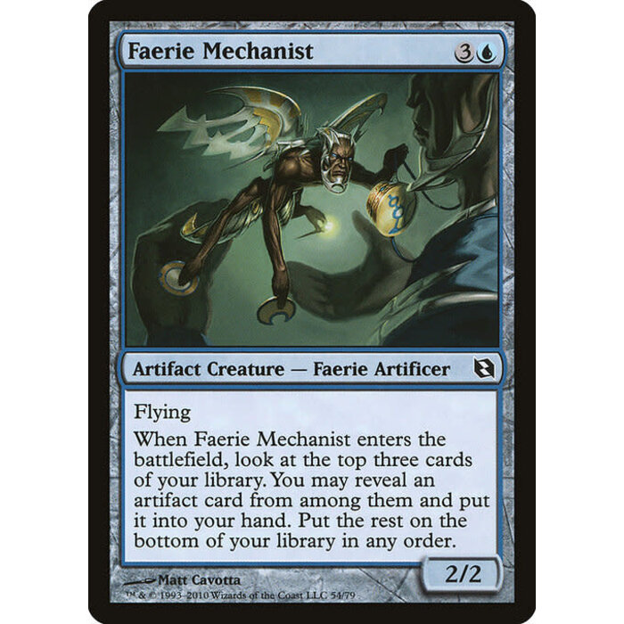 Magic: The Gathering Faerie Mechanist (054) Moderately Played