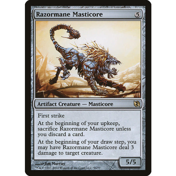 Magic: The Gathering Razormane Masticore (056) Moderately Played