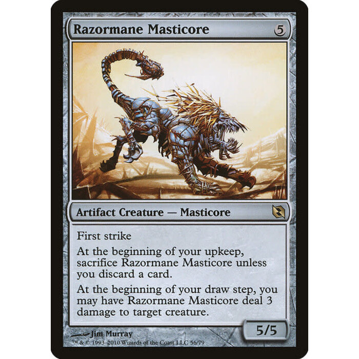 Magic: The Gathering Razormane Masticore (056) Moderately Played