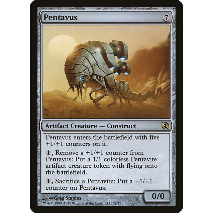 Magic: The Gathering Pentavus (058) Moderately Played