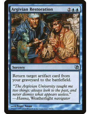 Magic: The Gathering Argivian Restoration (069) Moderately Played