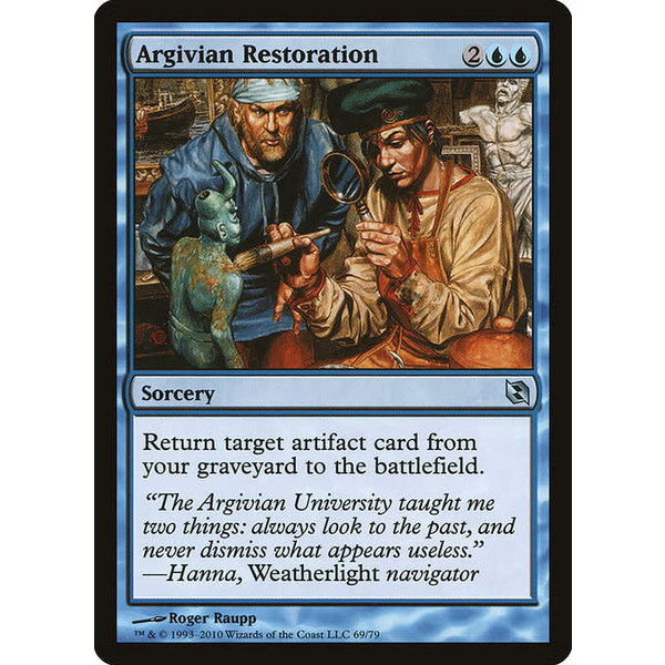 Magic: The Gathering Argivian Restoration (069) Moderately Played