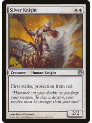 Magic: The Gathering Silver Knight (008) Moderately Played