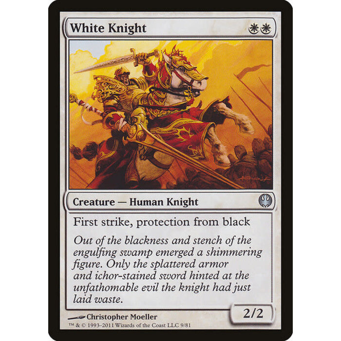 Magic: The Gathering White Knight (009) Lightly Played