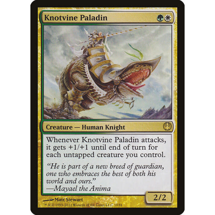 Magic: The Gathering Knotvine Paladin (010) Moderately Played