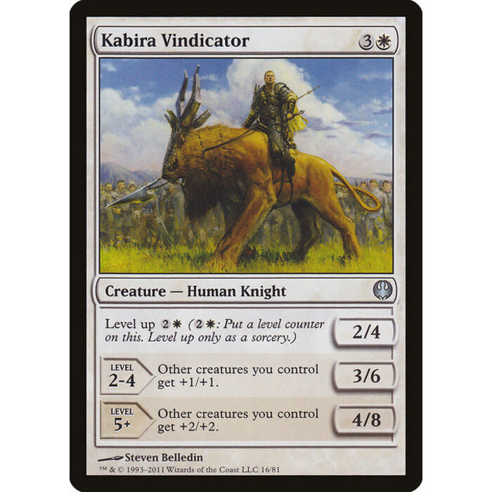 Magic: The Gathering Kabira Vindicator (016) Moderately Played