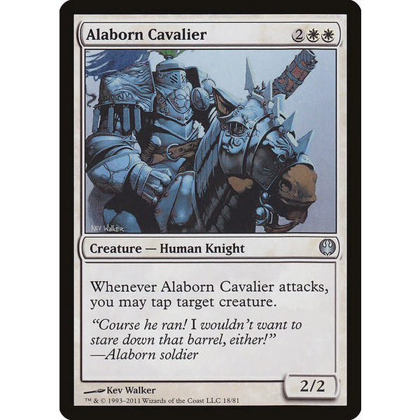 Magic: The Gathering Alaborn Cavalier (018) Moderately Played