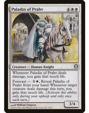 Magic: The Gathering Paladin of Prahv (022) Moderately Played