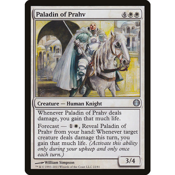 Magic: The Gathering Paladin of Prahv (022) Moderately Played