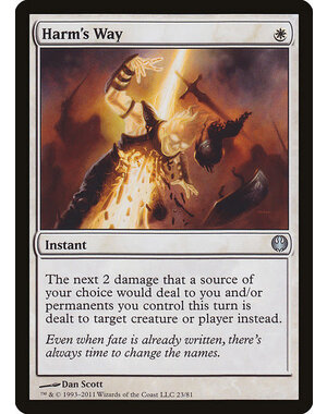 Magic: The Gathering Harm's Way (023) Moderately Played