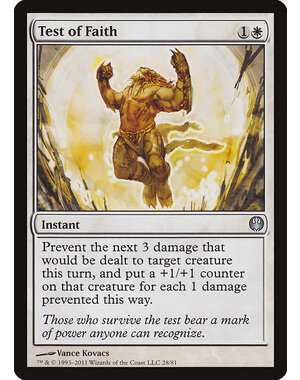 Magic: The Gathering Test of Faith (028) Moderately Played