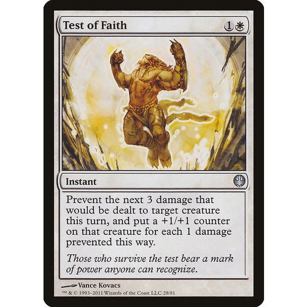 Magic: The Gathering Test of Faith (028) Moderately Played