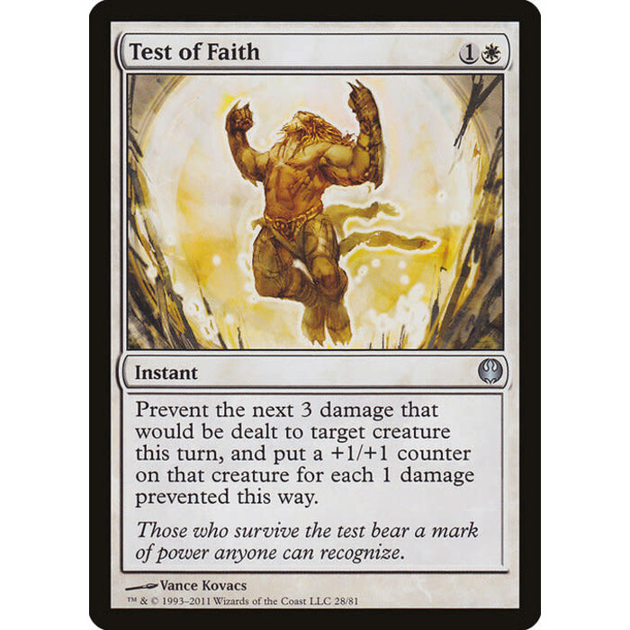 Magic: The Gathering Test of Faith (028) Moderately Played