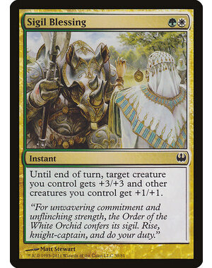 Magic: The Gathering Sigil Blessing (030) Moderately Played