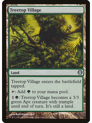 Magic: The Gathering Treetop Village (038) Moderately Played