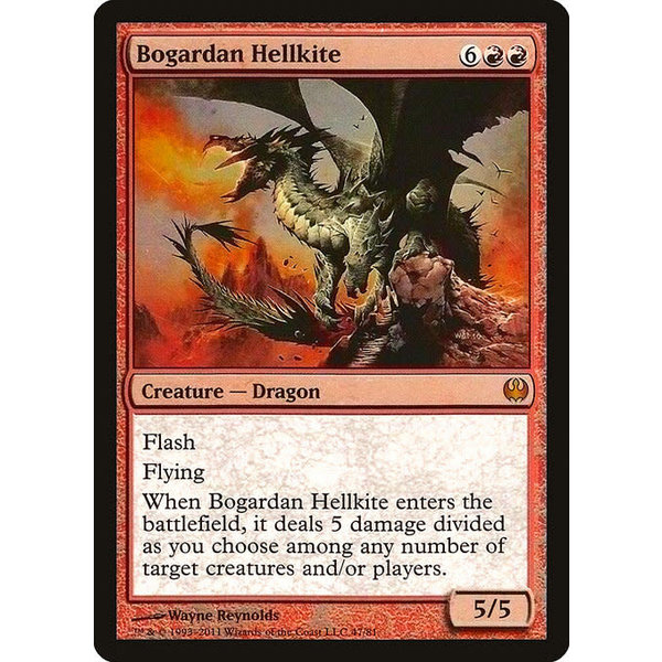 Magic: The Gathering Bogardan Hellkite (047) Moderately Played Foil
