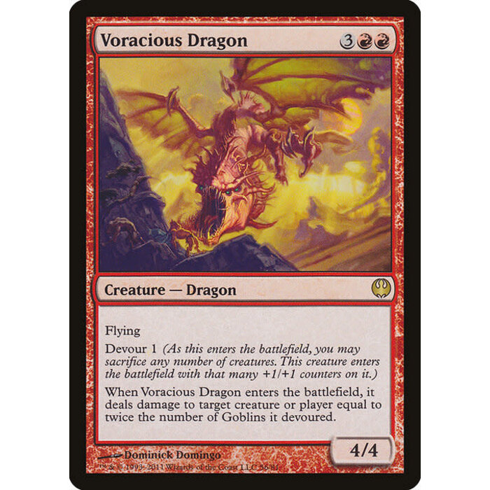 Magic: The Gathering Voracious Dragon (056) Moderately Played